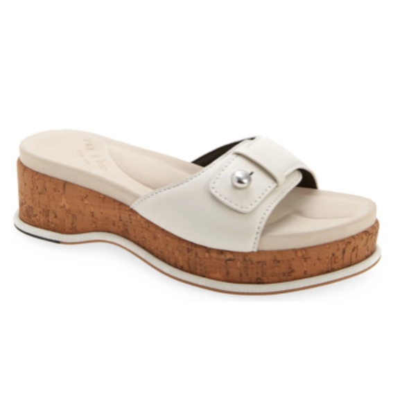 rag & bone Shoes - rag & bone Sommer Leather Platform Slide Sandal NWOT size 9